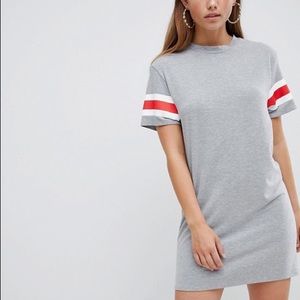 PrettyLittleThing // Grey T-shirt Dress